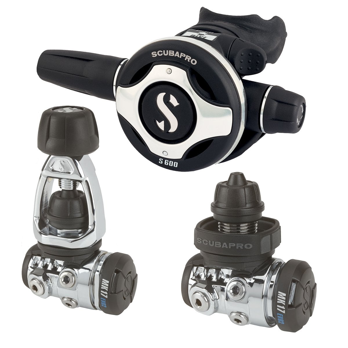 Scubapro MK17 EVO 2 + S600 + R105 Octopus Regulator Package Scubapro MK17 EVO 2 + S600 + R105 Octopus Regulator Package