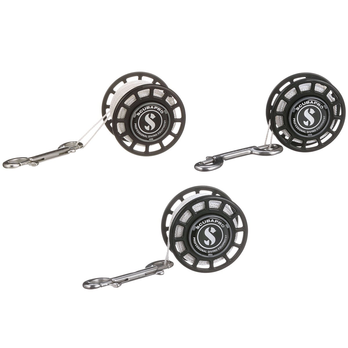 Scubapro S-Tek Spinner Spools - 15m + 30m + 45m