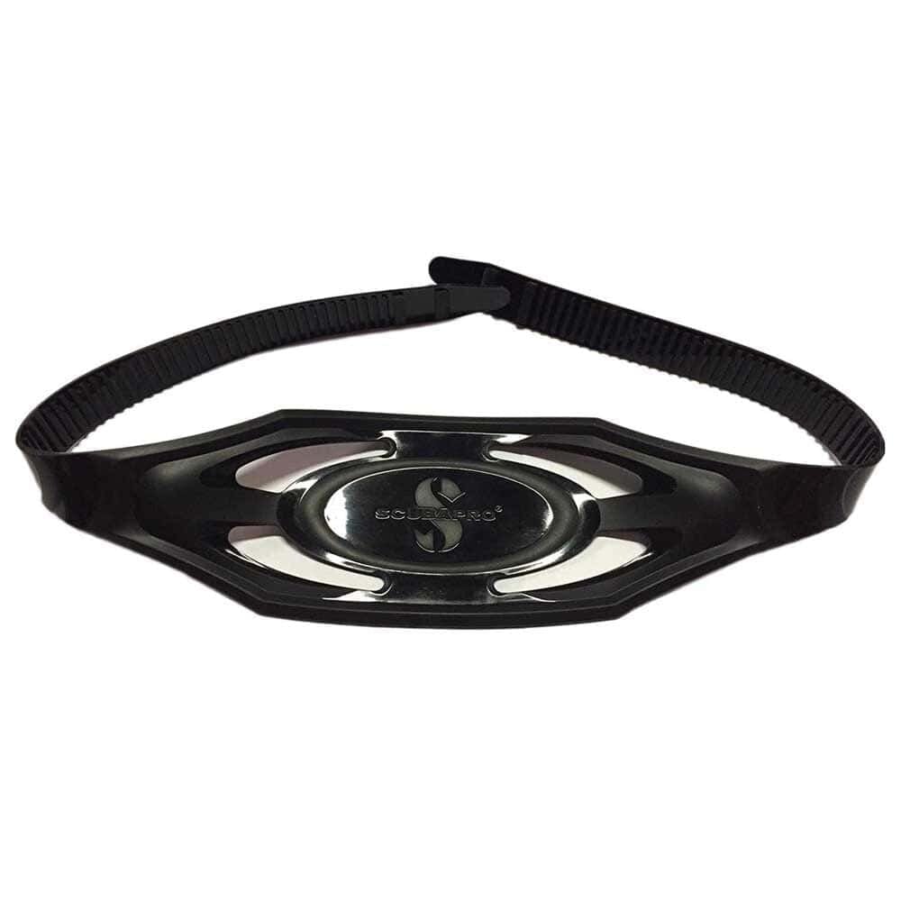 Scubapro Mask Strap 21mm, Spectra, Spectra Mini, Clear, Black Silicone