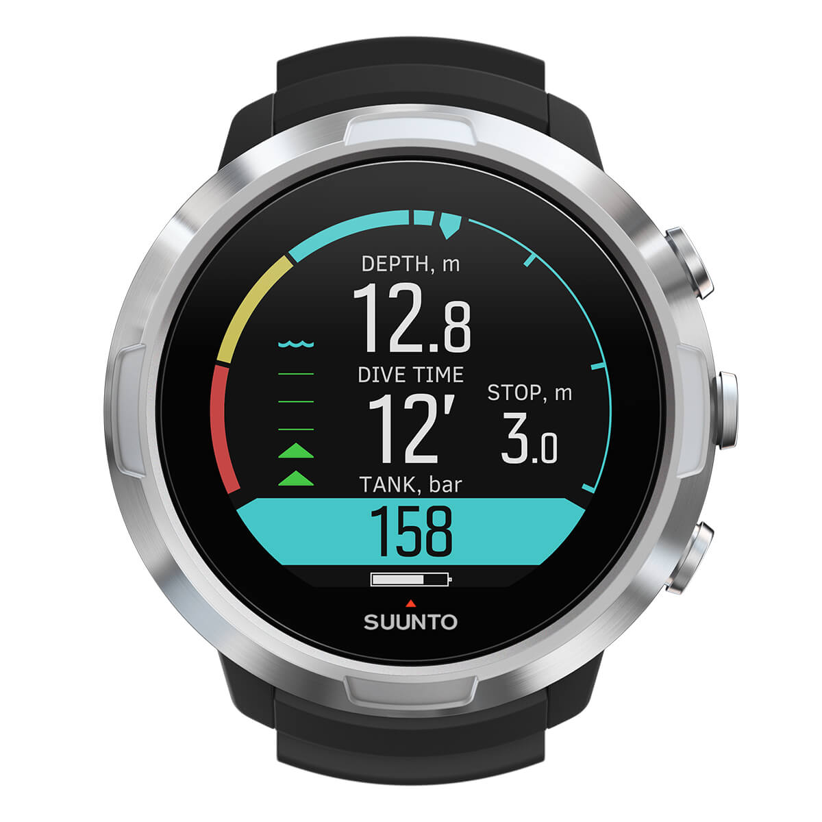 Suunto D5 Steel Watch Style Dive Computer Black + White Suunto D5 Steel Watch Style Dive Computer Black + White
