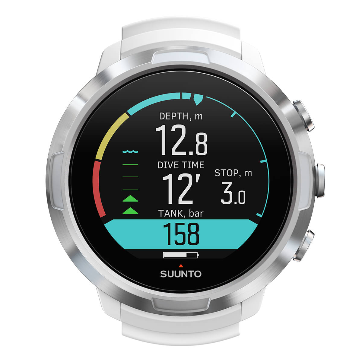 Suunto D5 Steel Watch Style Dive Computer Black + White Suunto D5 Steel Watch Style Dive Computer Black + White