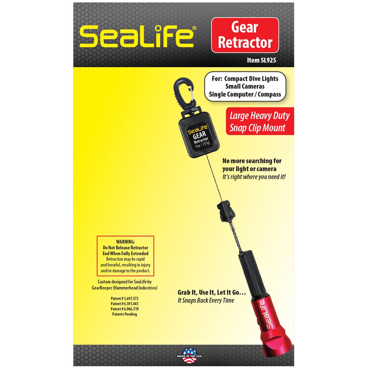 SeaLife Compact Gear Retractor #SL925