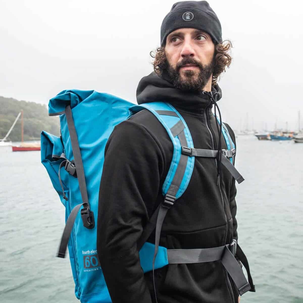 Fourth Element Expedition Drypack - 60L Dry Backpack Blue Fourth Element Expedition Drypack - 60L Dry Backpack Blue