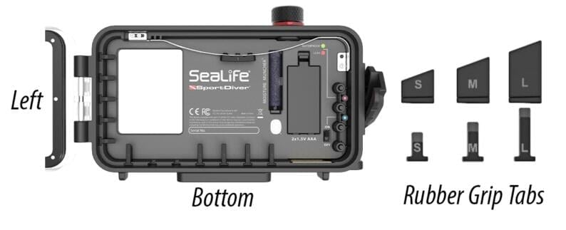 SeaLife SportDiver Housing Rubber Grip Tabs SL40008 SeaLife SportDiver Housing Rubber Grip Tabs SL40008
