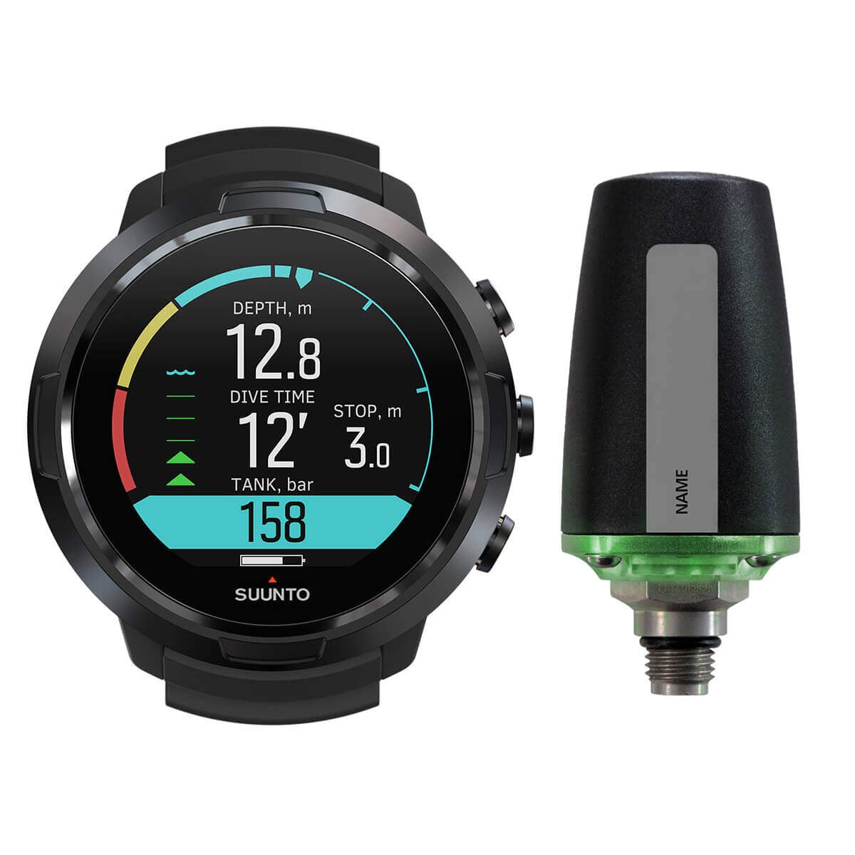 Suunto D5 All Black Dive Computer + Tank Pod Bundle - Black Suunto D5 All Black Dive Computer + Tank Pod Bundle - Black