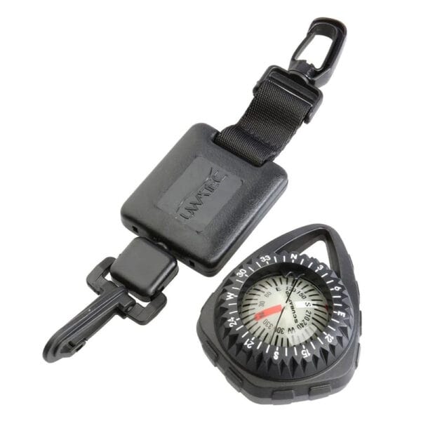 Scubapro FS 2 Compass In Boot With Retractor Seperated