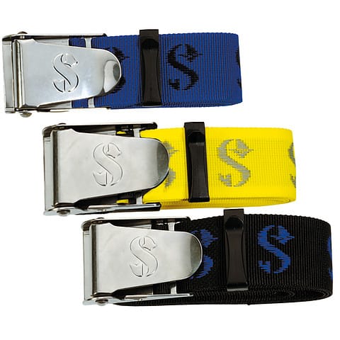 Scubapro Weight Belt With Stainless Steel Buckle All Colours Folded