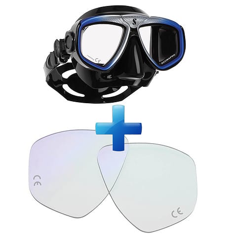 Scubapro Zoom Mask With Fitted Corrective Lenses