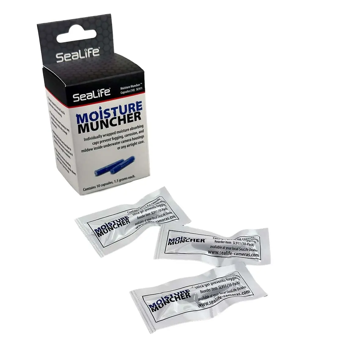SeaLife Moisture Munchers Box and Individual Foil Packs