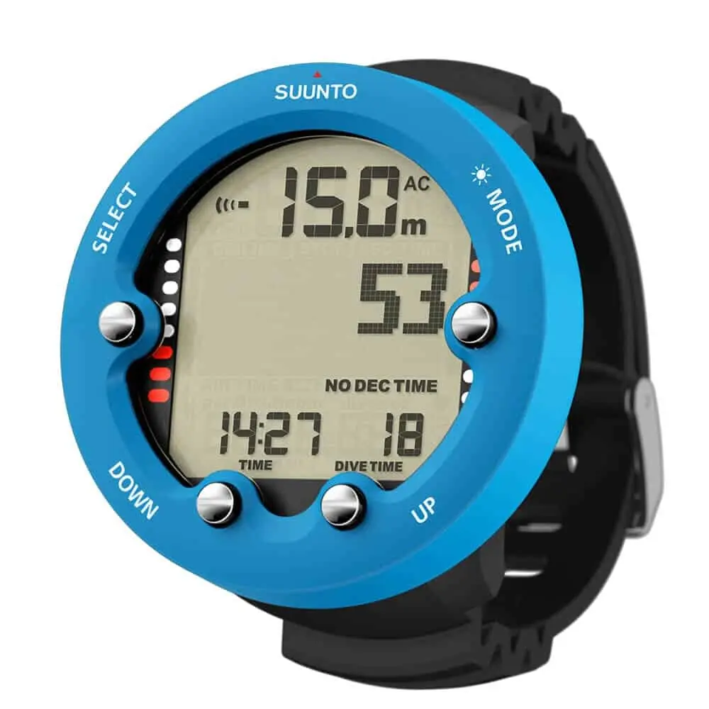 Suunto Zoop Novo Blue Dive Screen Metric Profile