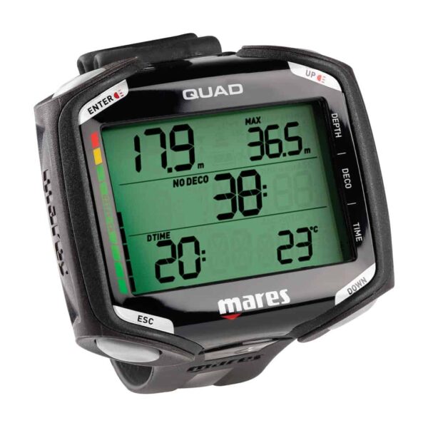 Mares Quad Dive Computer Black/Black