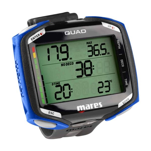 Mares Quad Dive Computer Black/Blue