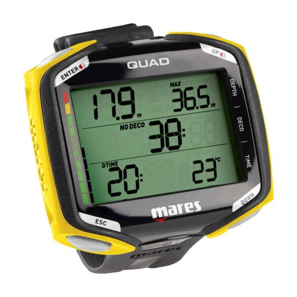 Mares Quad Dive Computer Black/Yellow