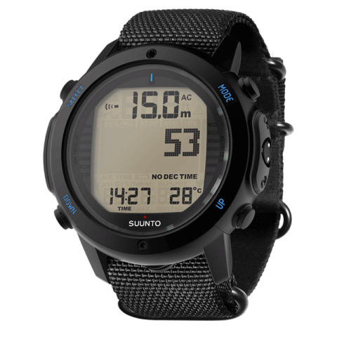 Suunto D6i Novo Black Zulu Dive Computer + USB Cable