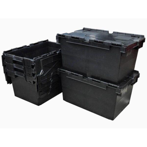 Gear Gulper Dive Equipment Storage Box Black Stacked and Nested