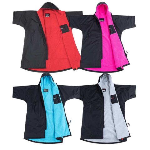 Dryrobe Advance Short Sleeve Changing Robe All Colours flat