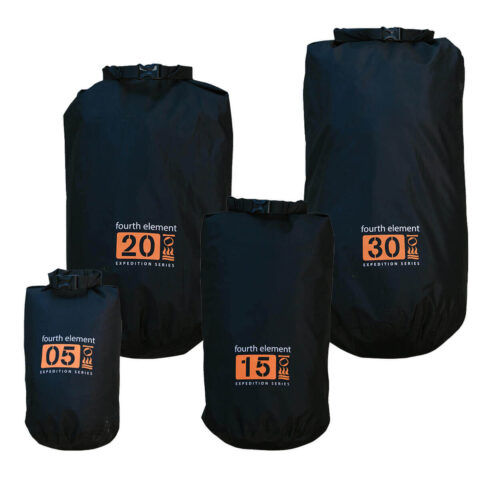 Fourth Element Lightweight Dry Sacs Waterproof Drybags
