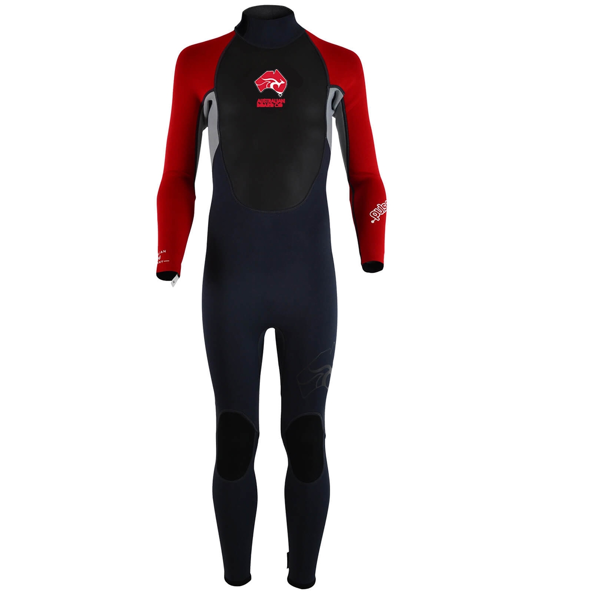 Circle-One ABC Kids Pulse 3/2mm Wetsuit Black/Red
