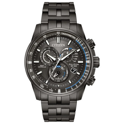 Citizen PCAT AT4127-52H Black Metal Mens Watch