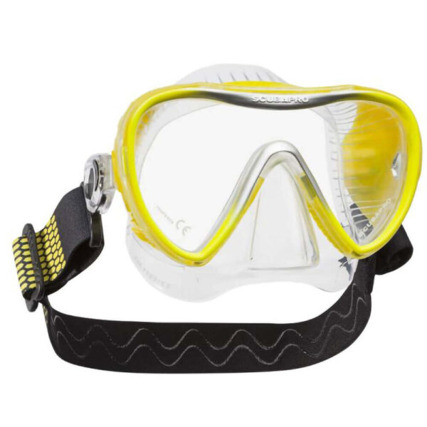 Scubapro Synergy 2 Mask Clear/Yellow Comfort Strap