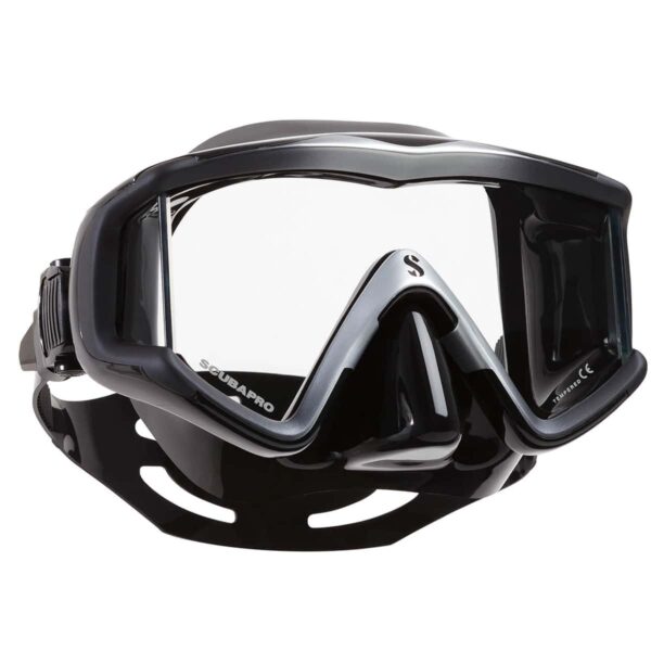 Scubapro Crystal Vu Side Window Diving Mask Black/Silver