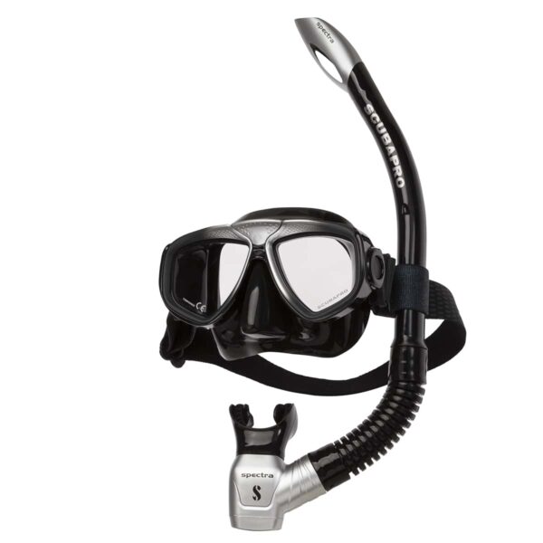 Scubapro Zoom Mask Spectra Snorkel Combo Black Silver