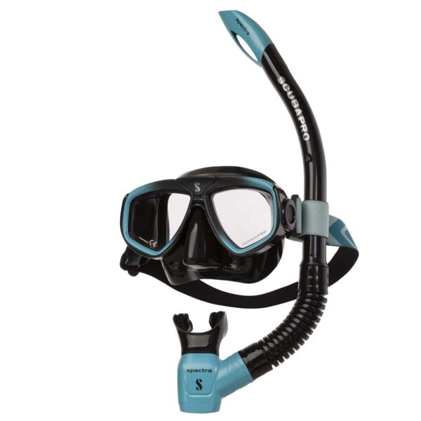 Scubapro Zoom Mask Spectra Snorkel Combo Black Turquoise