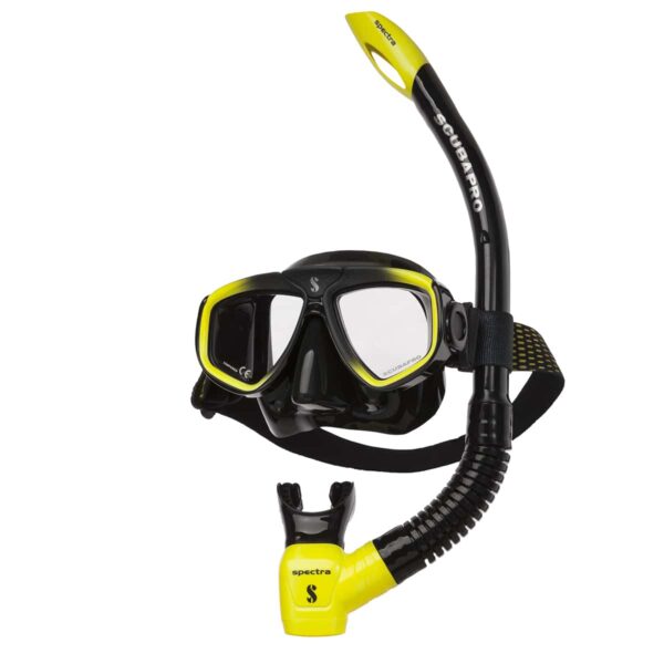 Scubapro Zoom Mask Spectra Snorkel Combo Black Yellow