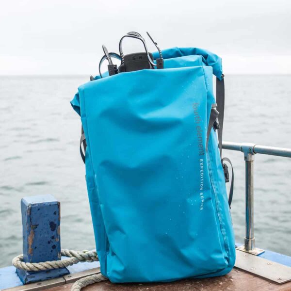 Fourth Element Expedition Drypack Blue Packed With Fins