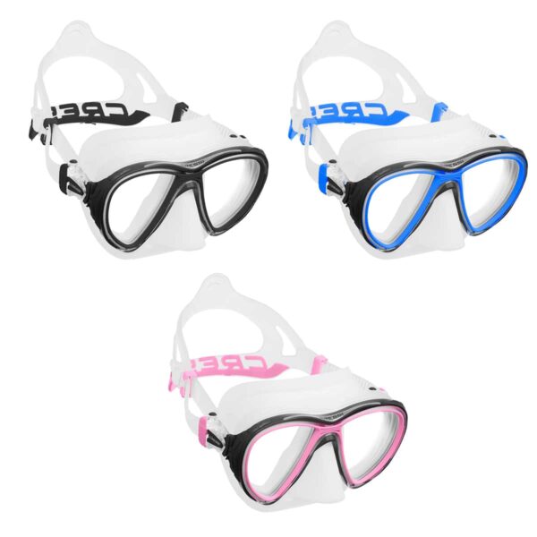 Cressi Quantum Mask Clear Skirt All Colours