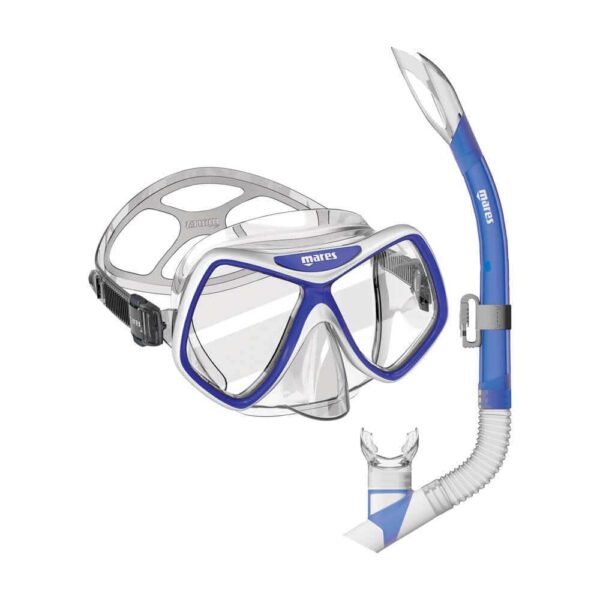 Mares Ridley Mask and Snorkel Combo Blue White