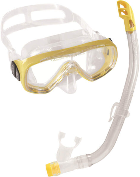 Cressi Ondina Junior Mask & Snorkel Set Yellow
