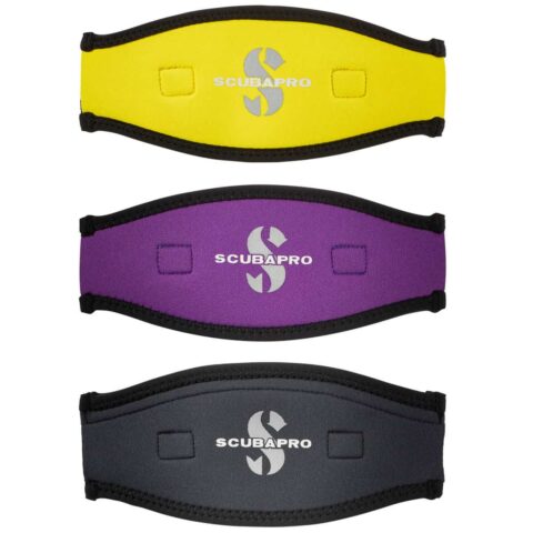 Scubapro Neoprene Mask Strap Covers Black + Yellow + Purple