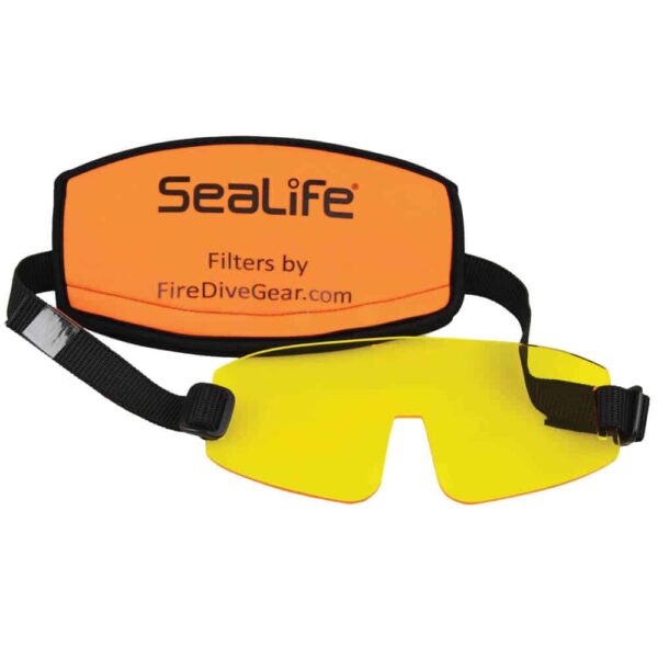 SeaLife Sea Dragon Mini Fluoro Blue Light Torch Yellow Mask Filter