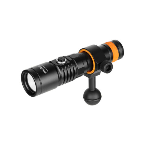 OrcaTorch D710V Video Light On Ball Mount