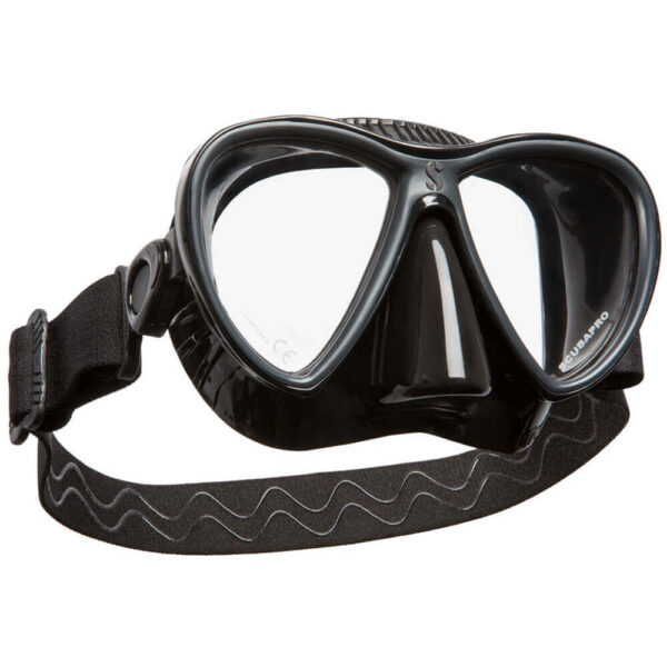 Scubapro Synergy Twin Mask With Comfort Strap All Black
