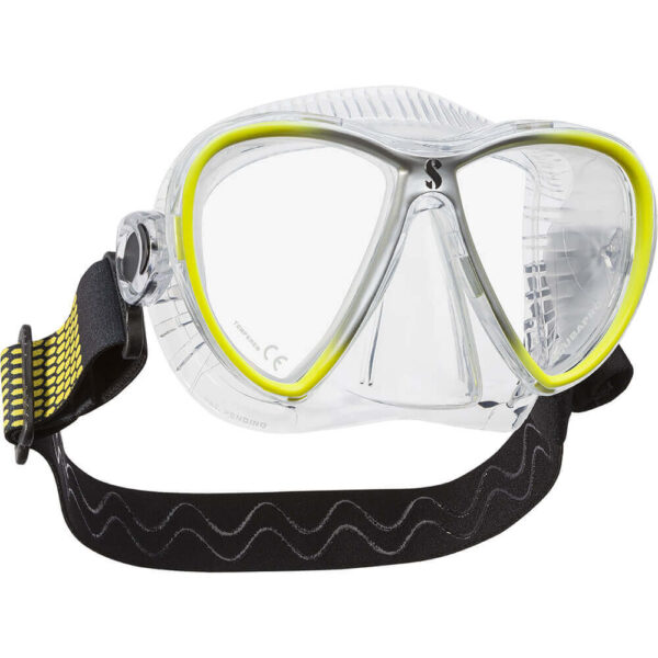 Scubapro Synergy Twin Mask With Comfort Strap Clear Yellow