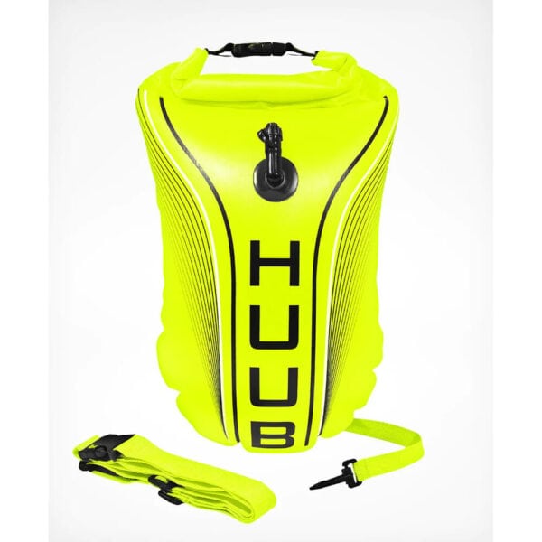 HUUB Swim Tow Float + Towable Drybag Yellow