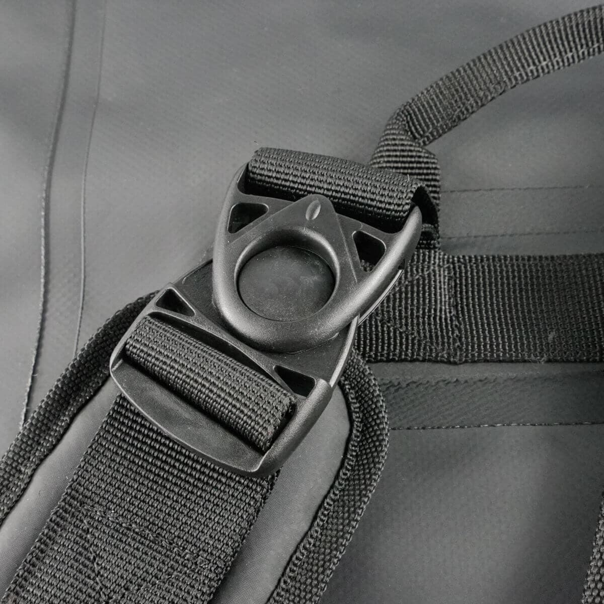 Northcore 20L Dry Backpack Black Straps Details SHoulder Connected