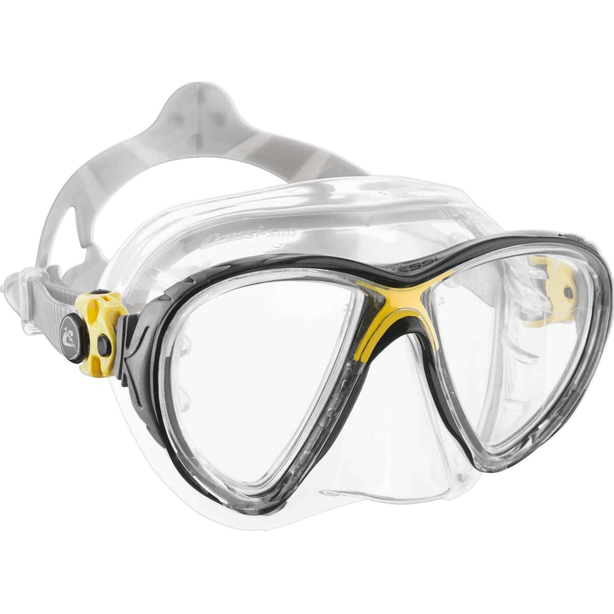 Cressi Big Eyes Evolution Crystal Mask Clear/Yellow
