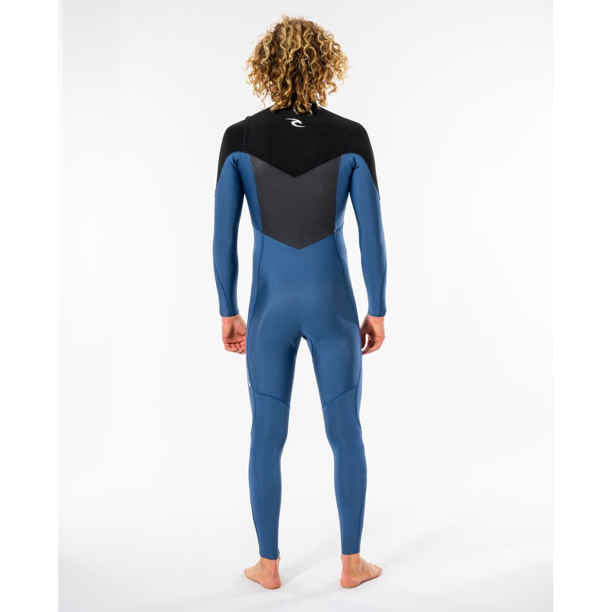 Rip Curl Mens 4/3mm dawn Patrol warmth CZ Wetsuit Blue/Black Back