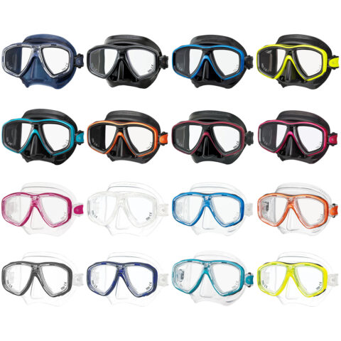 Tusa Freedom Ceos Diving Mask All Colours
