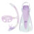 Purple/White