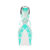 White/Aquamarine