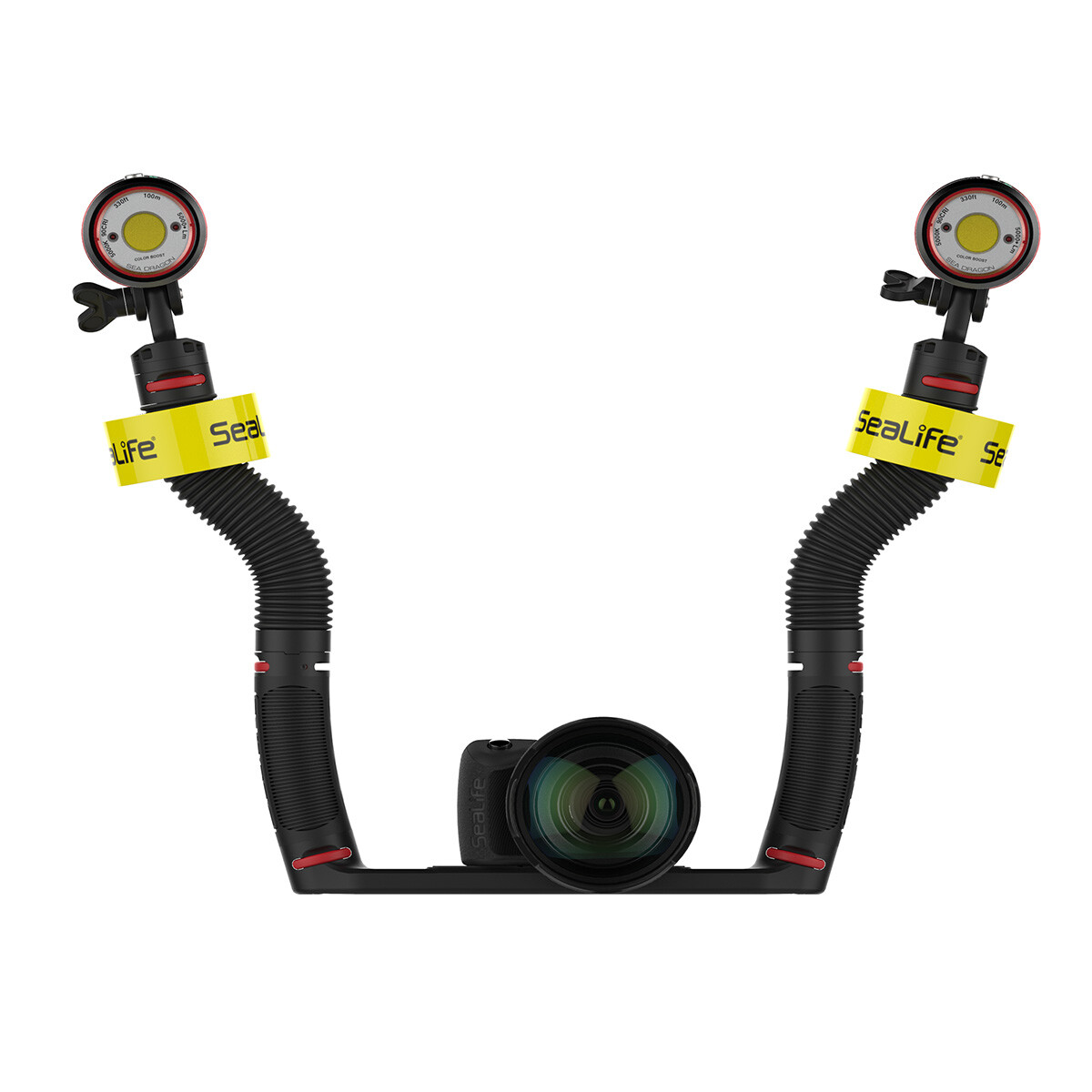 SeaLife Flex Connect Floatation Rings SL931 In Use Micro 3.0 Dual Rig