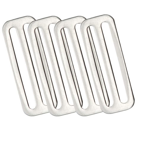 Ist 4pk Stainless Steel 50mm Webbing Sliders